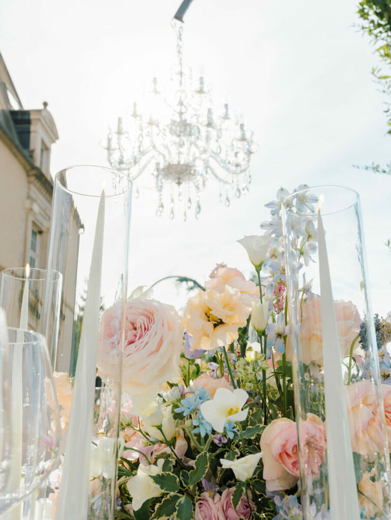 Reception design in a château